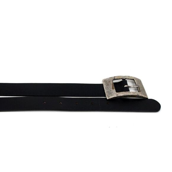 Jenny and The Boys BLACK GENUINE LEATHER 1 1/8"Wd CASUAL WOMEN'S BELT Sz S (B22 - Picture 13 of 14